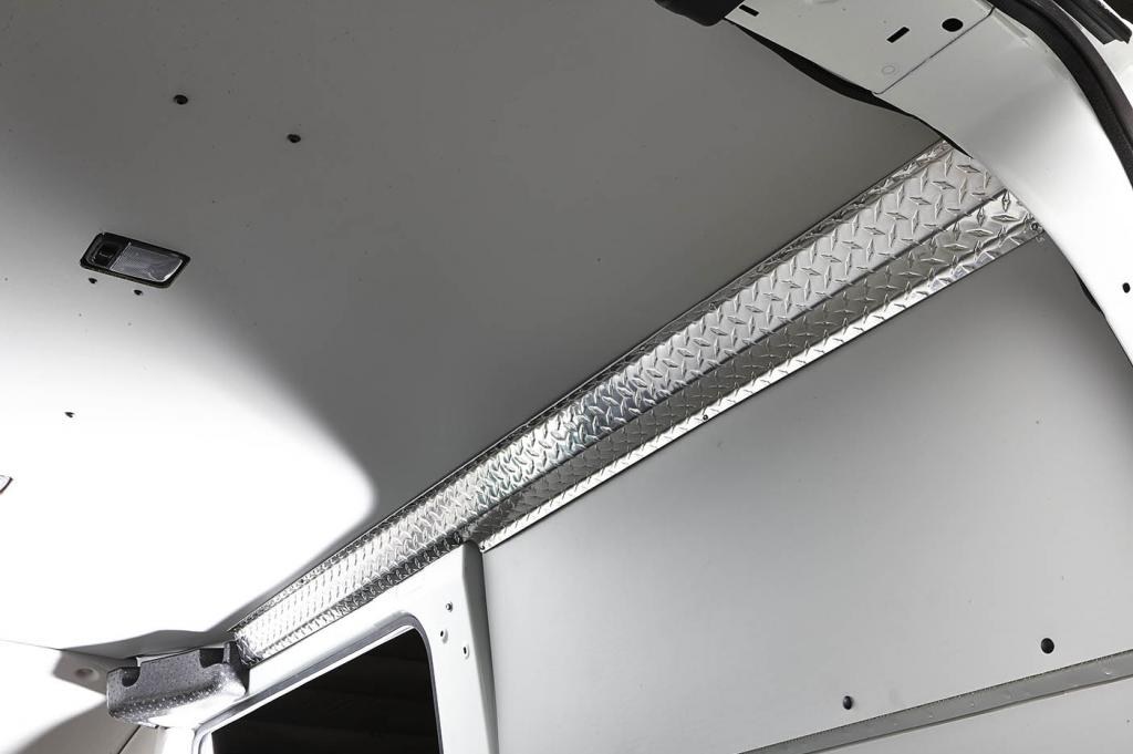 Legend Fleet Solutions Door Sill Protector, Diamond Plate, Polished, Aluminum, Top Sill – 137-151-1010