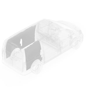 Legend Fleet Solutions Van Wall Liner, Duratherm, With Front and Rear Driver Side/ Rear Passenger Side Panels, Gray – 154-114-2613