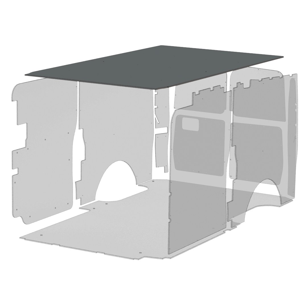 Legend Fleet Solutions Van Ceiling Liner, Duratherm, Textured Grey – 215-114-2613X