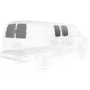 Legend Fleet Solutions Van Wall Liner, Duratherm, With Passenger Side Door Window Cavity and Rear Door Window Cavity, Gray – 303-114-2613.3