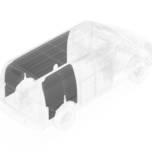 Legend Fleet Solutions Van Wall Liner, Duratherm, With Front and Rear Driver Side/ Rear Passenger Side Panels, White – 314-114-2614