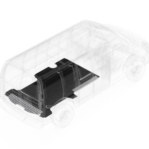 Legend Fleet Solutions Van Liner Kit, Automat Bar, With Automat Bar Cargo Area Liner and Aluminum Door Sill Protector – 321-043-7321