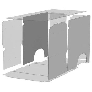 Legend Fleet Solutions Van Wall Liner, Duratherm, Without Door Liner, White – 644-114-2614.HR