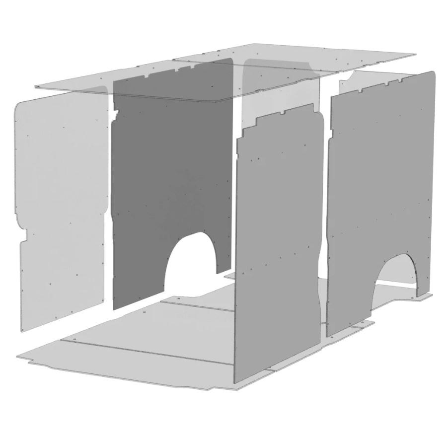 Legend Fleet Solutions Van Wall Liner, Duratherm, Without Door Liner, White – 644-114-2614.HR