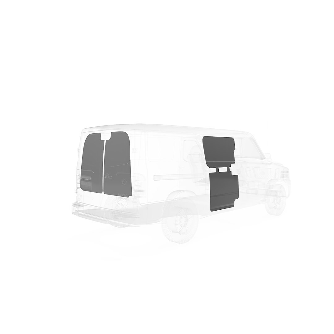 Legend Fleet Solutions Van Wall Liner, Duratherm, With Passenger Side Door and Rear Door Panels, Gray – 523-114-2613