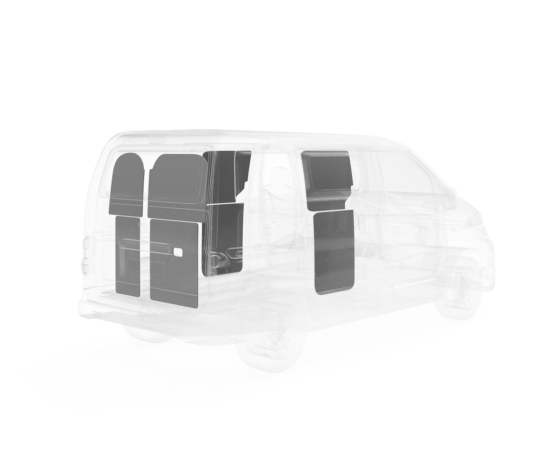 Legend Fleet Solutions Van Wall Liner, Duratherm, Van Door Liner Only, White – 533-114-2614