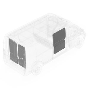Legend Fleet Solutions Van Wall Liner, Duratherm, With Rear Door and Rear Passenger Side Door Panel, White – 60C3-114-2614.H