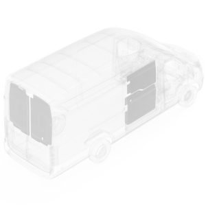 Legend Fleet Solutions Van Wall Liner, Duratherm, Van Door Liner Only, Gray – 623-114-2613