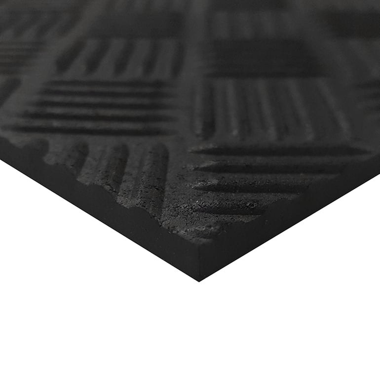 Legend Fleet Solutions Cargo Area Liner, Automat Bar, Black, Flat Edges, Rubber, Non-Skid, 1 Piece, With Sill Plate – 631-043-7621
