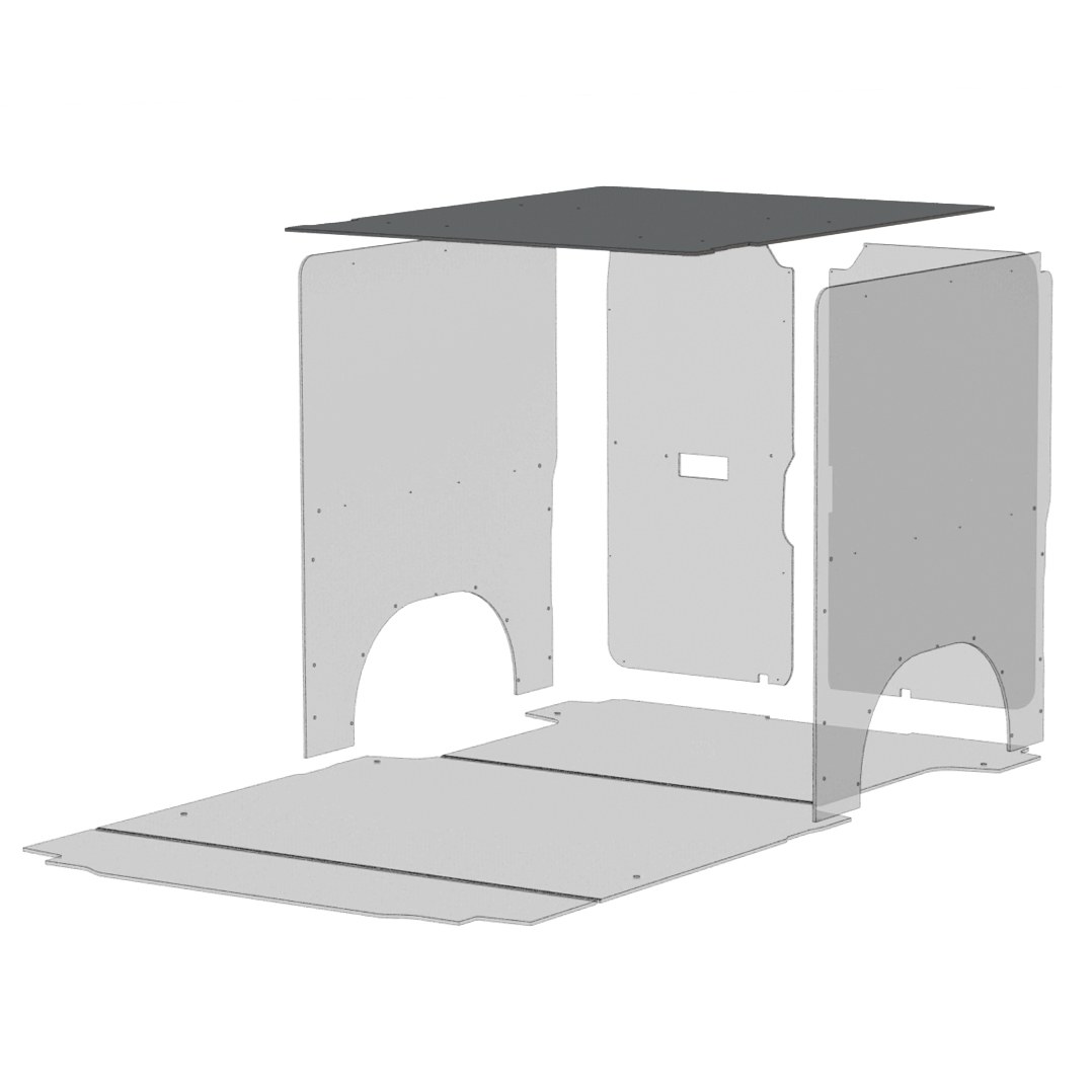 Legend Fleet Solutions Van Ceiling Liner, Duratherm, Textured Gray – 63C5-114-2613LX