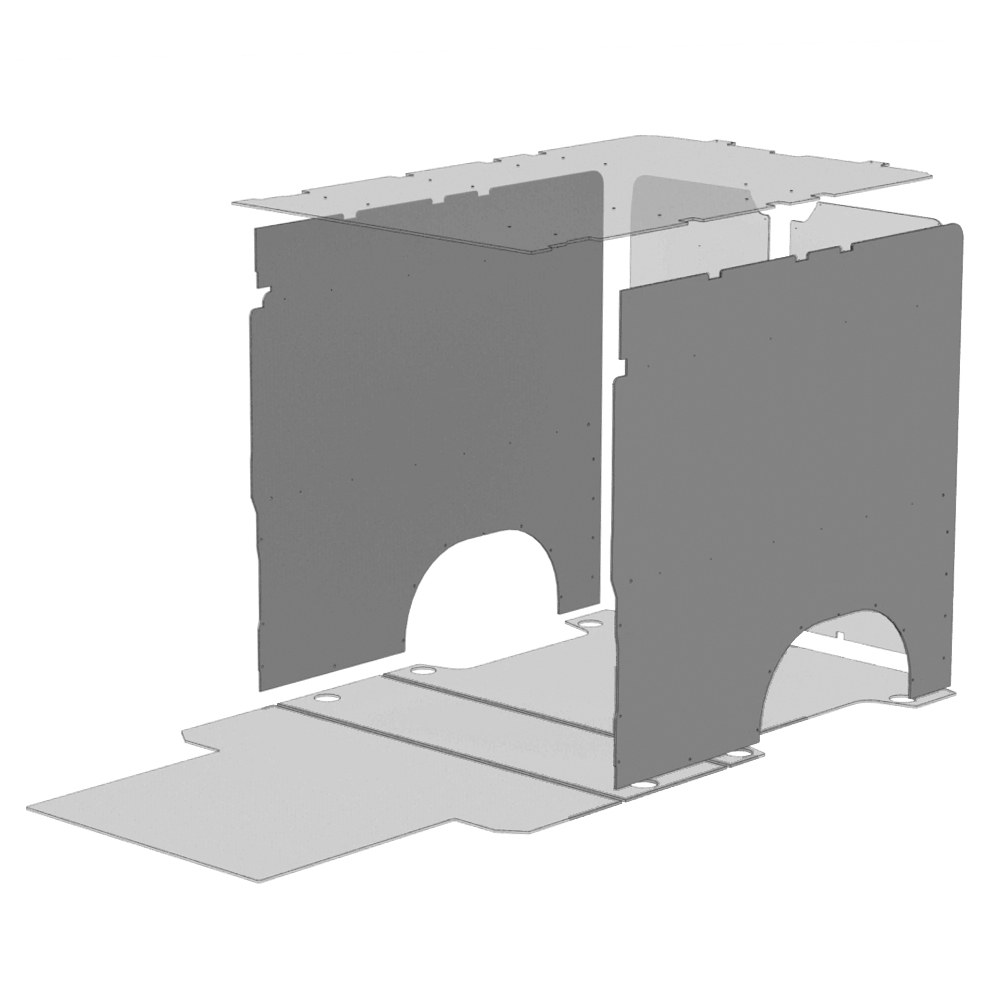 Legend Fleet Solutions Van Wall Liner, Duratherm, Without Door Liner, White – 64C4-114-2614.H