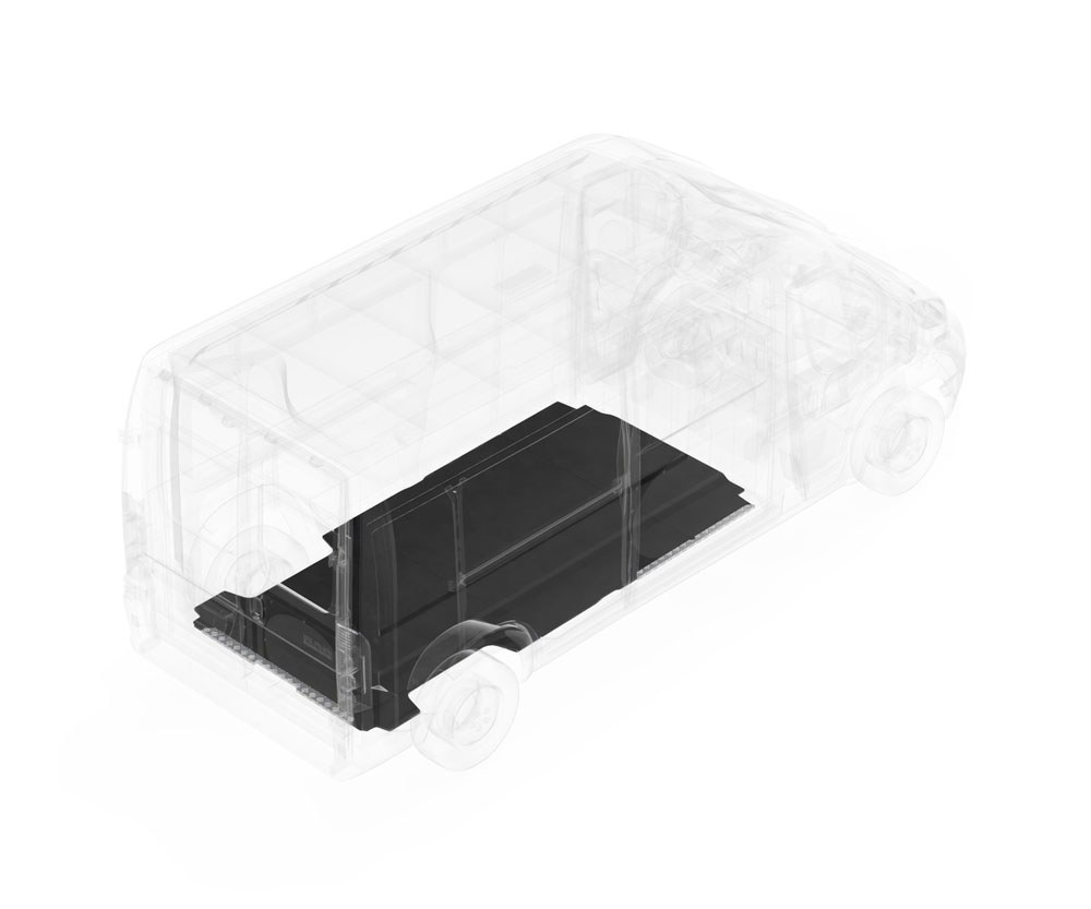 Legend Fleet Solutions Van Liner Kit, Automat Bar, With Automat Bar Cargo Area Liner and Aluminum Door Sill Protector – 651-043-7021