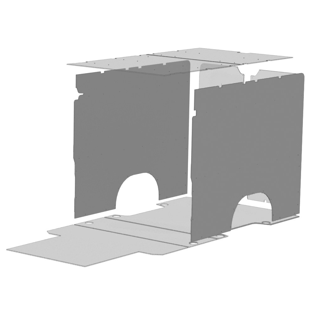 Legend Fleet Solutions Van Wall Liner, Duratherm, Without Door Liner, White – 65C4-114-2614.H