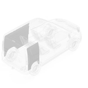 Legend Fleet Solutions Van Wall Liner, Duratherm, With Front and Rear Driver Side/ Rear Passenger Side Panels, Gray – 674-114-2613