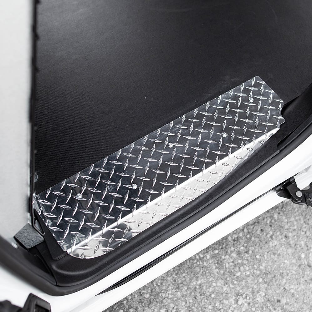 Legend Fleet Solutions Door Sill Protector, Diamond Plate, Polished, Aluminum, Sill Set – 679-151-1010