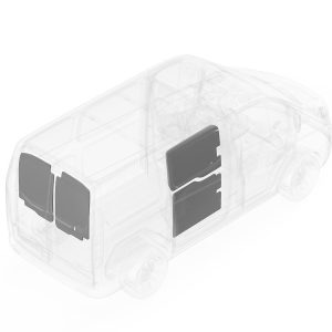 Legend Fleet Solutions Van Wall Liner, Duratherm, With Passenger Side Door and Rear Door Panels, White – 703-114-2614.MR