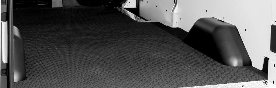 Legend Fleet Solutions Cargo Area Liner, Automat Bar, Flat Edges, Black, Rubber, Non-Skid, 1 Piece, With Sill Plate, USA Design – 672-043-7521.U