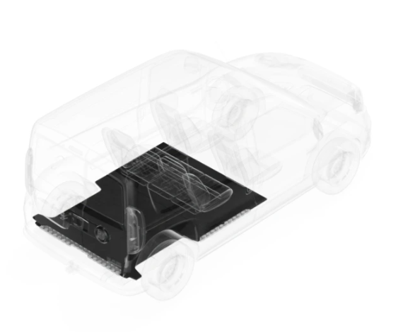Legend Fleet Solutions Cargo Area Liner, Kk Plus, Black, Flat Edges – 672-112-4442.C