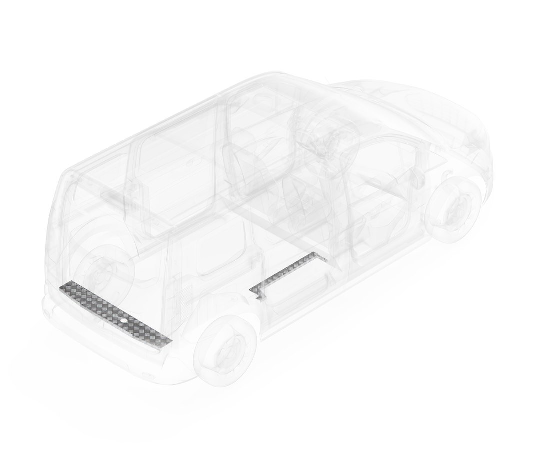 Legend Fleet Solutions Door Sill Protector, Diamond Plate, Polished, Aluminum, Sill Set – 729-151-1010