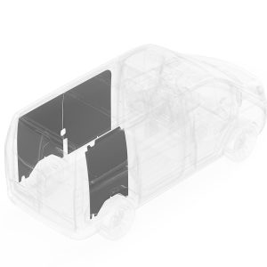 Legend Fleet Solutions Van Wall Liner, Duratherm, Without Door Liner, White – 734-114-2614.MR