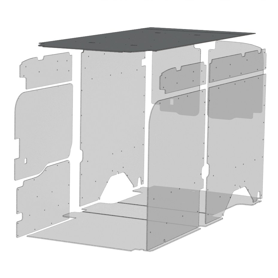 Legend Fleet Solutions Van Ceiling Liner, Duratherm, White – 745-114-2614.HX