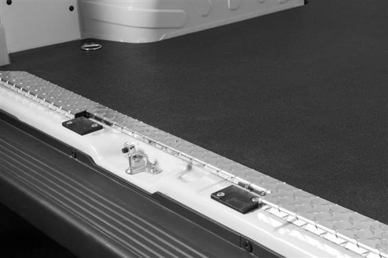Legend Fleet Solutions Door Sill Protector, Diamond Plate, Polished, Aluminum, Top Sill – 757-151-1010