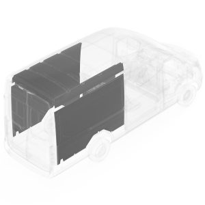 Legend Fleet Solutions Van Wall Liner, Duratherm, With Front and Rear Driver Side/ Rear Passenger Side Panels, Gray – 75C4-114-2613