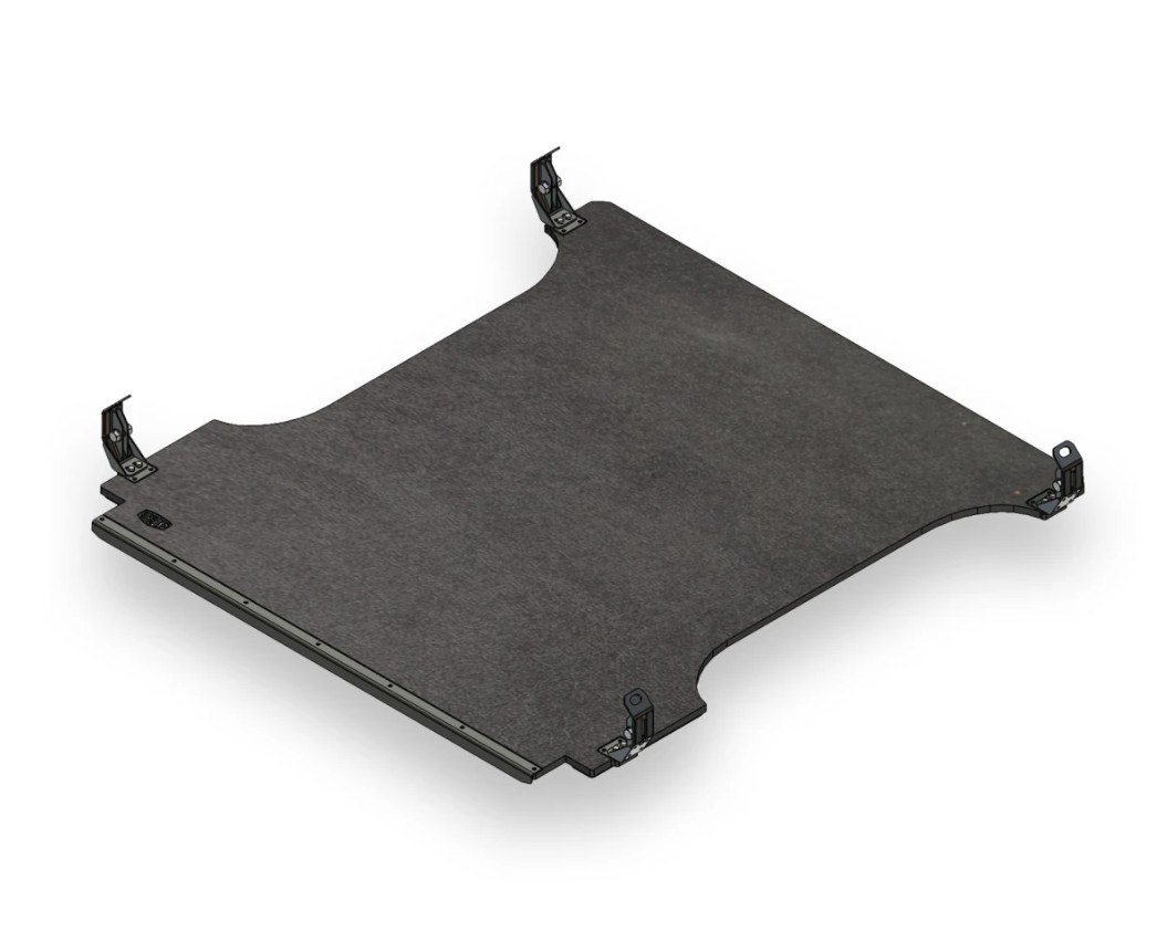 Legend Fleet Solutions Bed Liner, Bedboss™ Lite, Drop-IN, Under Bed Rail, Black Matte Textured, Steel – RA1713-ESU1-L