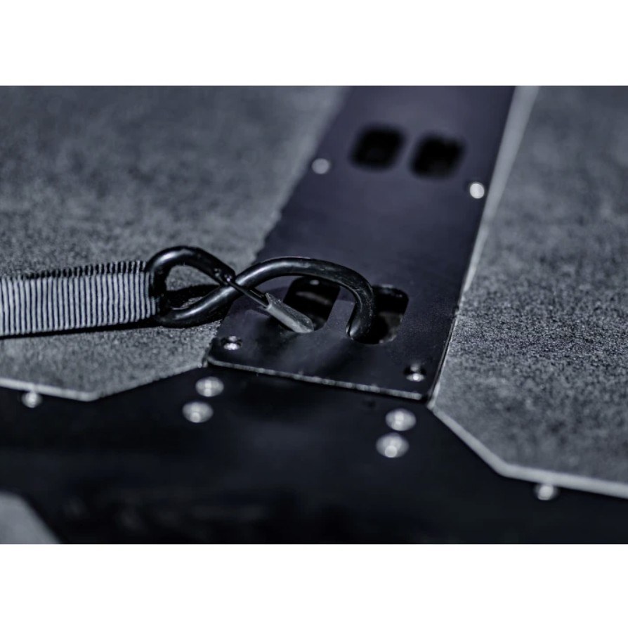 Legend Fleet Solutions Bed Liner, Bedboss™, Drop-IN, Under Bed Rail, Black Matte Textured, Steel, With Flexible Tie-Downs – FD2621-ESU1