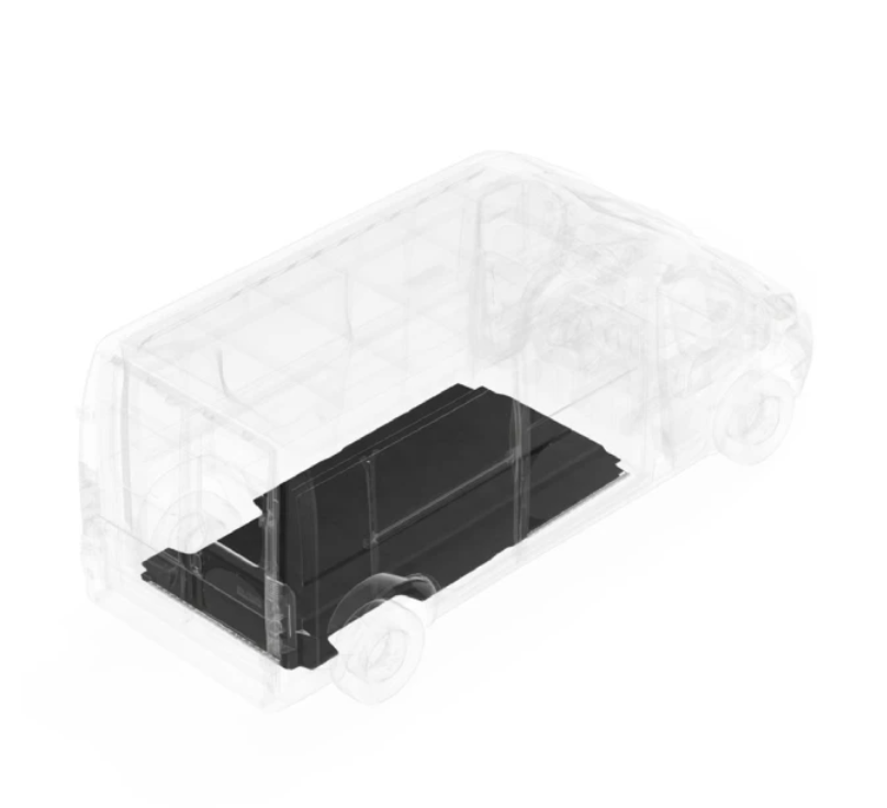 Legend Fleet Solutions Cargo Area Liner, Baseair, Direct-Fit, Black, Flat Edges, Polypropylene, Non-Skid, Full Cargo Area, 1 Piece – RA0814-11RF1
