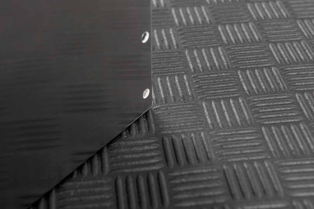 Legend Fleet Solutions Bed Mat, Automat Bar, Cut to Fit, Without Raised Edges, Black, Rubber, Without Tailgate Liner/ Mat – TN2-043-15