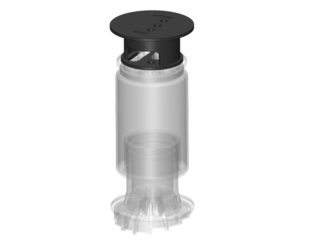 Logiq Helper Spring Spacer, 3 Inch to 6 Inch Lift, For Use with 89-52220 Kits Only, Mounts to Air Spring, Black, With Hardware Kit – 89-52220-3