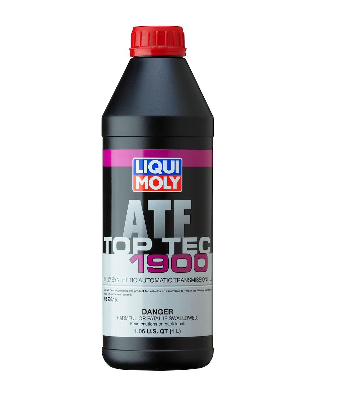 Liqui Moly Auto Trans Fluid, Top Tec ATF 1900, Synthetic, 1 Liter Bottle, Single, For Use with Mercedes-Benz 7-Speed Automatic Transmissions – 20028