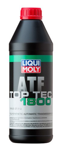 Liqui Moly Auto Trans Fluid, Top Tec ATF 1800, Dexron and Mercon, Synthetic, 1 Liter Bottle, Single – 20032