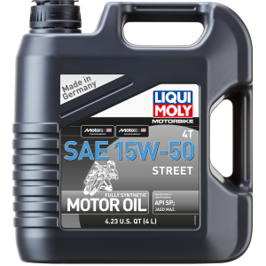 Liqui Moly Oil, SAE 15W-50, Synthetic, 4 Liter Jug, Single – 20060