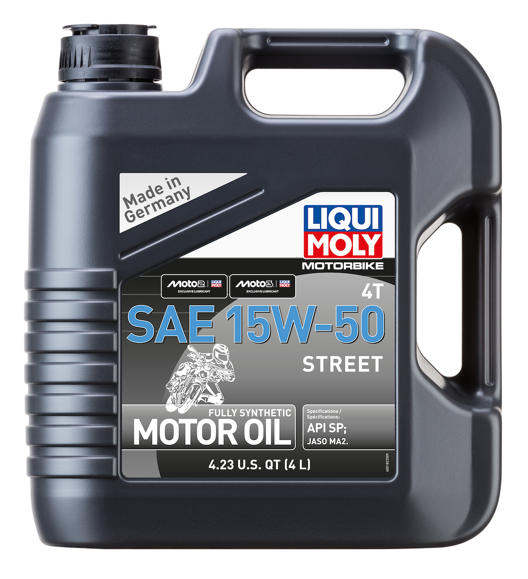 Liqui Moly Oil, SAE 15W-50, Synthetic, 4 Liter Jug, Single – 20060