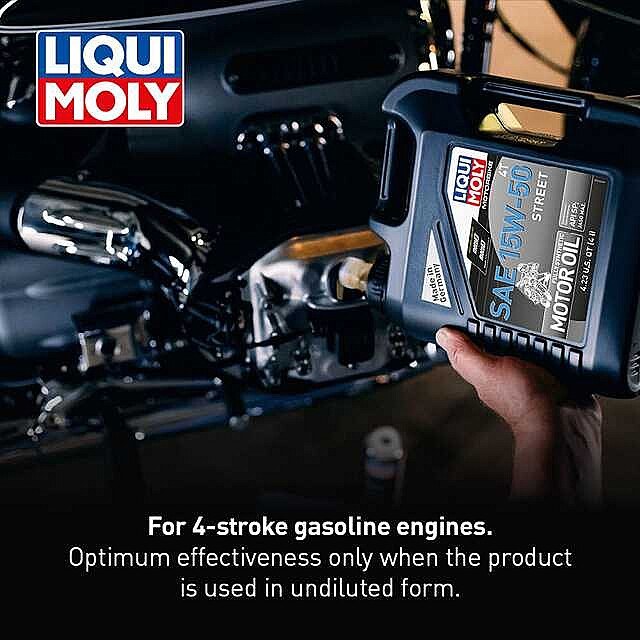Liqui Moly Oil, SAE 15W-50, Synthetic, 4 Liter Jug, Single – 20060