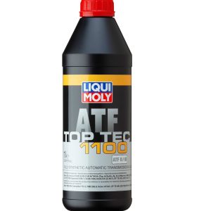 Liqui Moly Auto Trans Fluid, Top Tec ATF 1100, Dexron and Mercon, Synthetic, 1 Liter Bottle, Single – 20118