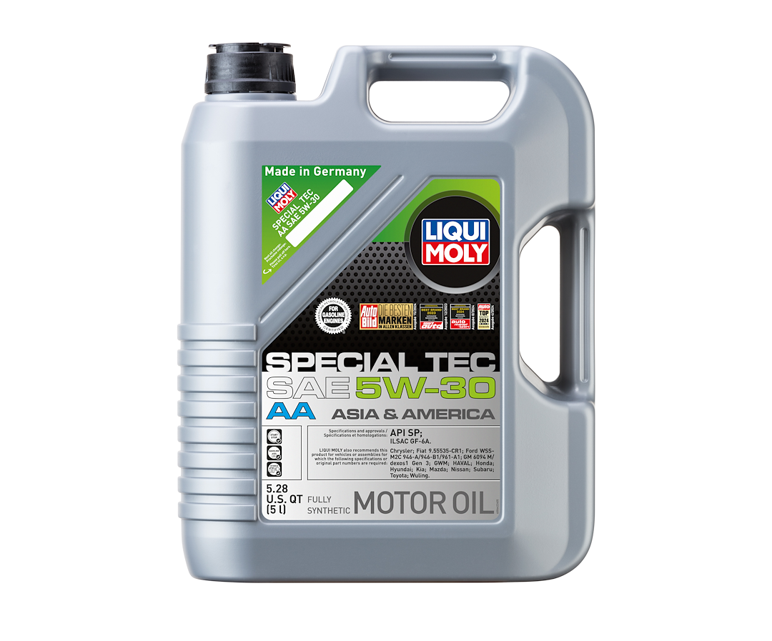 Liqui Moly Oil, Special Tec, SAE 5W-30, Synthetic, 5 Liter Jug, Single – 20138