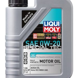 Liqui Moly Oil, Special Tec, SAE 0W-20, Synthetic, 1 Liter Bottle, Single – 20198