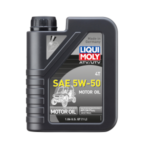 Liqui Moly Oil, SAE 5W-50, Synthetic, 1 Liter Bottle, Plastic, Single – 20212