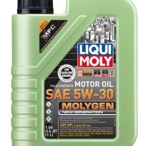 Liqui Moly Oil, Molygen, SAE 5W-30, Synthetic, 1 Liter Bottle, Single – 20226