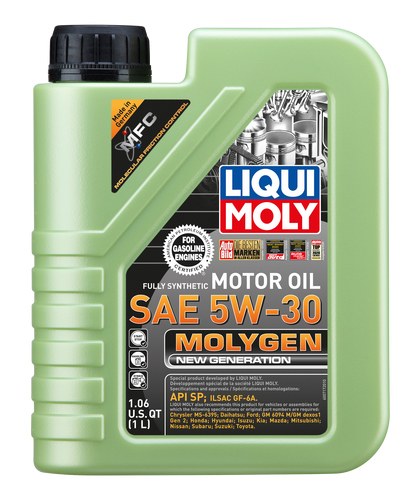Liqui Moly Oil, Molygen, SAE 5W-30, Synthetic, 1 Liter Bottle, Single – 20226