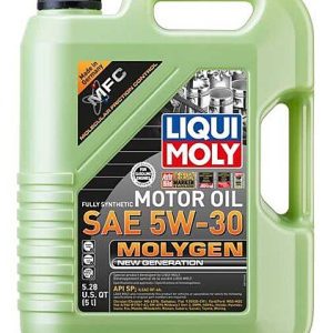 Liqui Moly Oil, Molygen, SAE 5W-30, Synthetic, 5 Liter Jug, Single – 20228