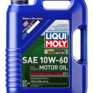 Liqui Moly Oil, Synthoil Race Tech, SAE 10W-60, Synthetic, 5 Liter Jug, Single – 2024