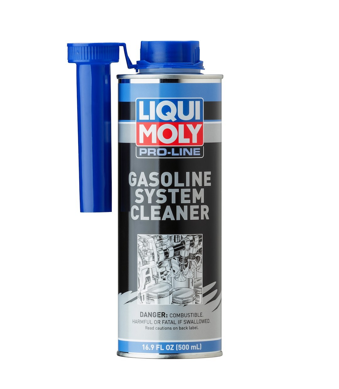 Liqui Moly Fuel System Cleaner, Pro Line, For Gasoline, 500 Milliliter Metal Container, Single – 2030