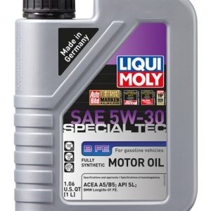 Liqui Moly Oil, Special Tec, SAE 5W-30, Synthetic, 1 Liter Bottle, Single – 20442