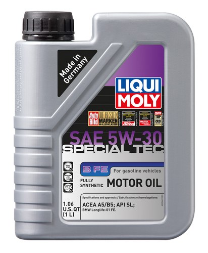 Liqui Moly Oil, Special Tec, SAE 5W-30, Synthetic, 1 Liter Bottle, Single – 20442