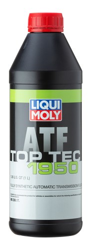 Liqui Moly Auto Trans Fluid, Top Tec ATF 1950, Synthetic, 1 Liter Bottle, Single, For Use with Mercedes-Benz 9-Speed Automatic Transmissions – 22034