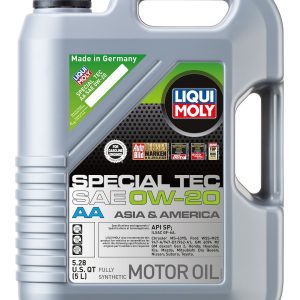 Liqui Moly Oil, Special Tec, SAE 0W-20, Synthetic, 5 Liter Jug, Single – 2208